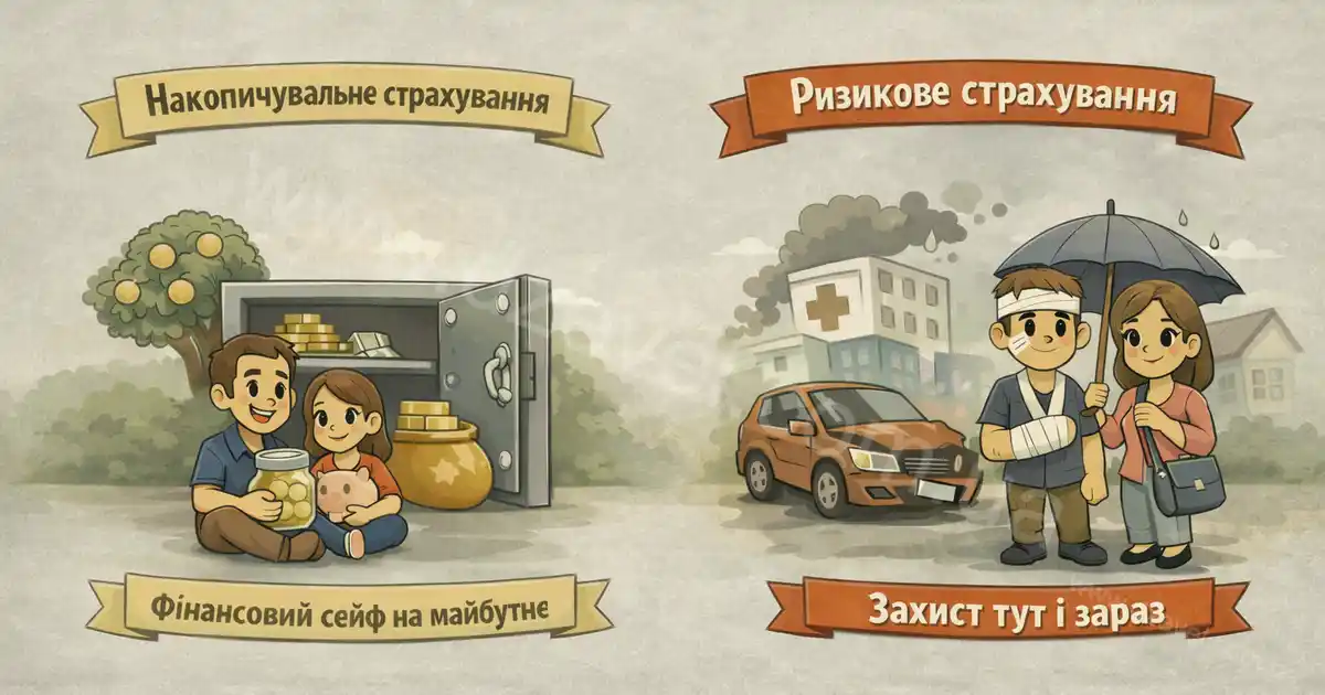 Ризиковий поліс і страхування життя: ключові відмінності